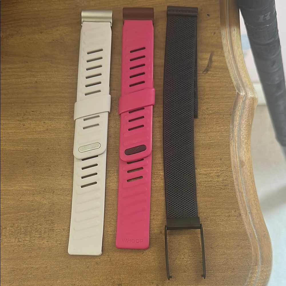 Whoop 4.0 Band Set - White, Pink, Black